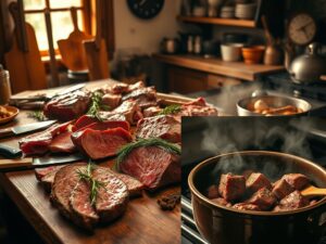 Quais são os melhores cortes para preparar carne de panela