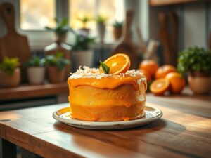 Bolo de Laranja Tropical