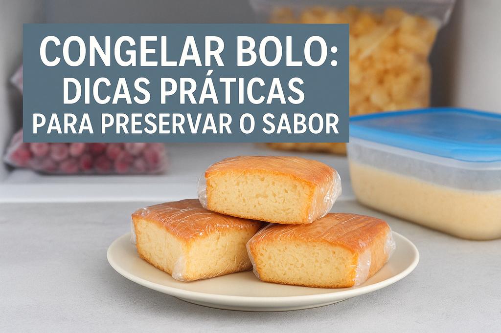 Congelar Bolo: Dicas e Truques para Preservar o Sabor e a Textura