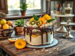 Bolo Gelado de Chocolate Delícia Tropical