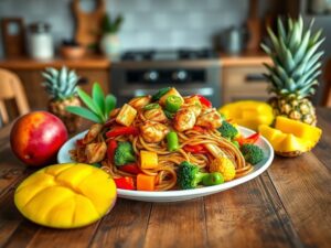 Yakisoba Tropical à Brasileira